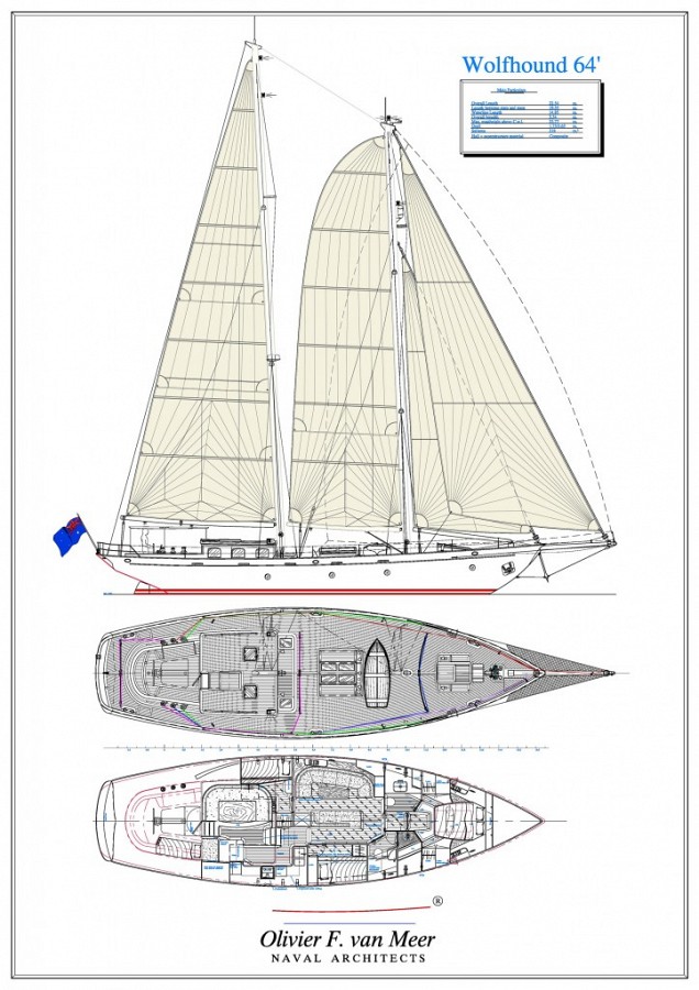 64' schooner 'Wolfhound'