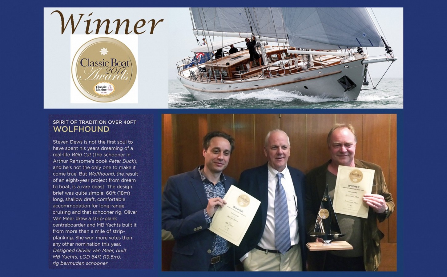 64' schooner 'Wolfhound'