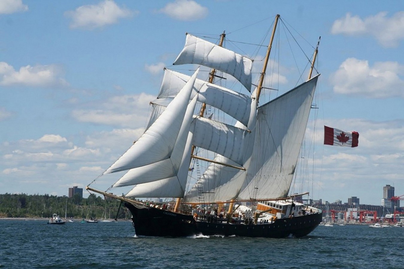 203' Three Masted Barkentine 
