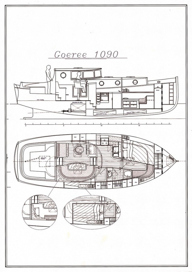 Goeree 1090 Motor yacht - Motorsailer