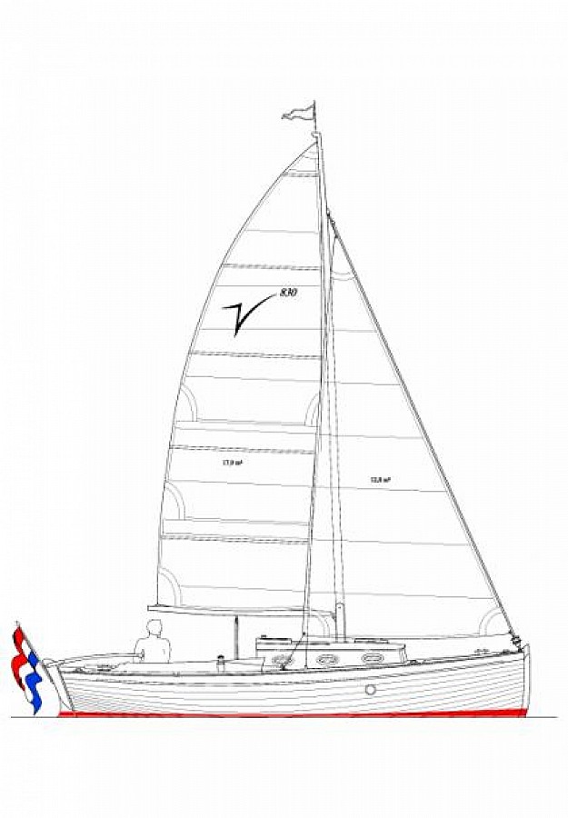 26' FSC yacht 'De Ijsvogel'