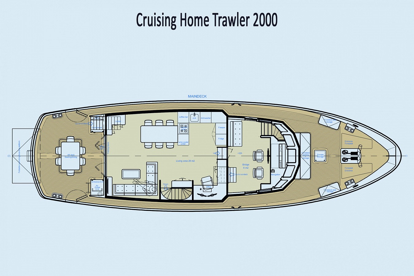 Cruising Home Trawler 2000
