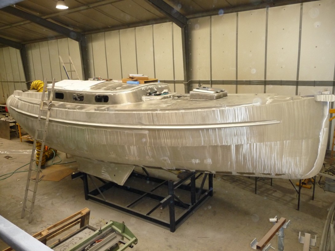 First Puffin 30 for Royal Navy Yacht Club under construction