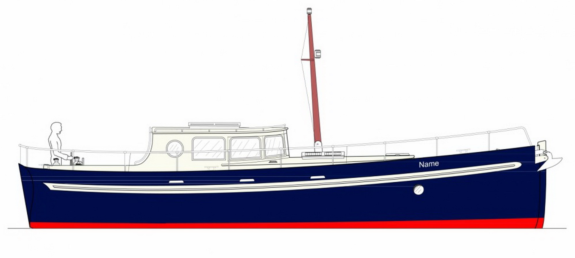 Goeree 1270 Motor Yacht - Motor Sailer