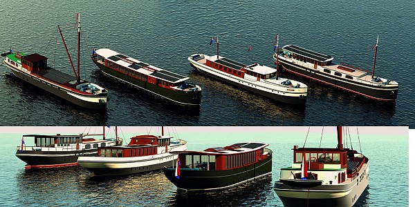 New build Barges, Our new Designs for Living on Water