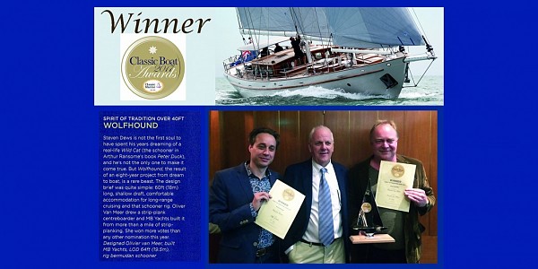 OVM winner Classic Boat Award 2017