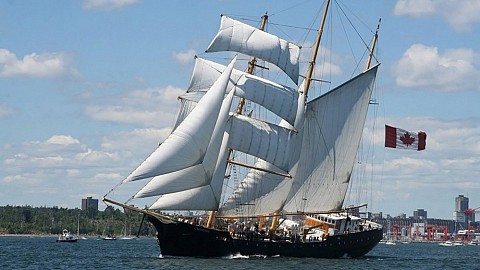 203' Three Masted Barkentine 