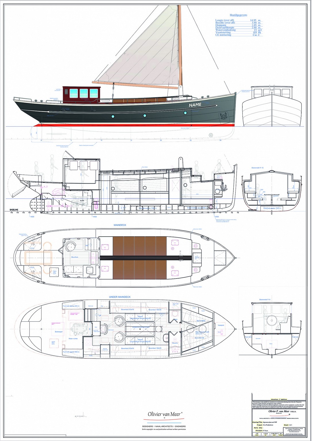 2019 Waddenboot 15m - GA - No