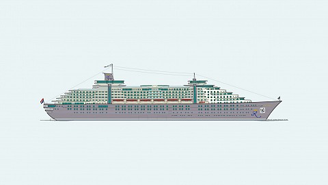 260m cruise ship